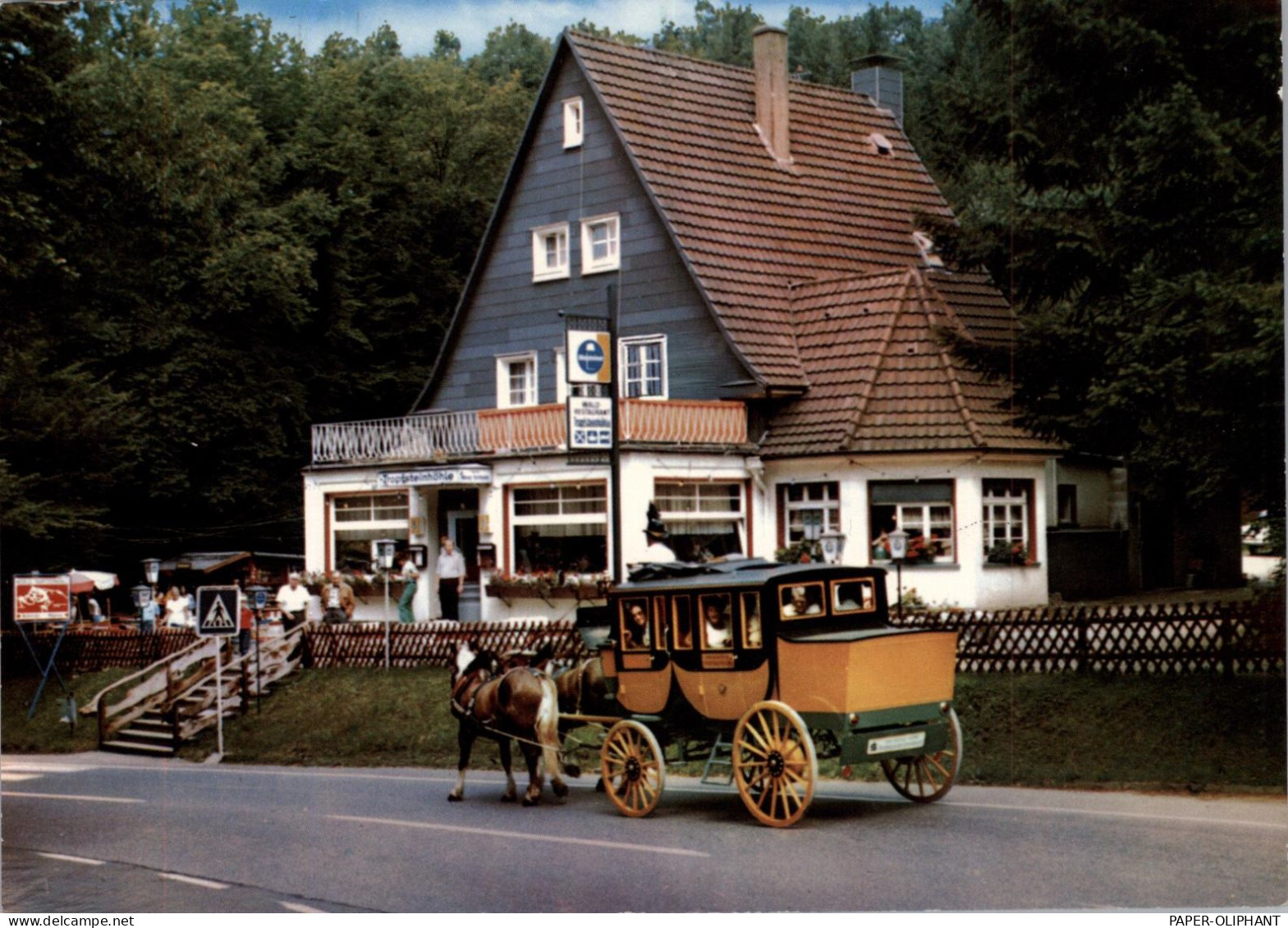 5276 WIEHL, Waldgasthof Tropsteinhöhle, Oberbergische Postkutsche - Wiehl