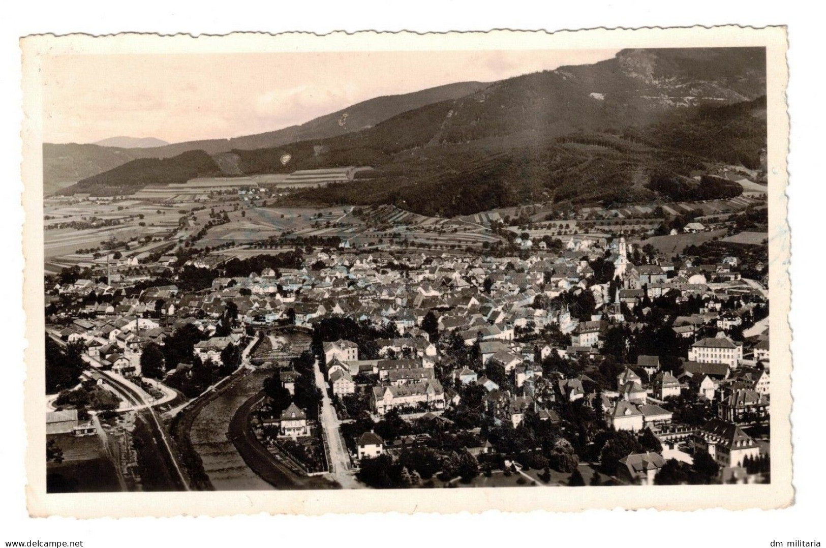 BELLE CARTE PHOTO : WALDKIRCH I. B. - VUE GÉNÉRALE - TOTALANSICHT - SCHWARZWALD - ALLEMAGNE - 1956 - Waldkirch