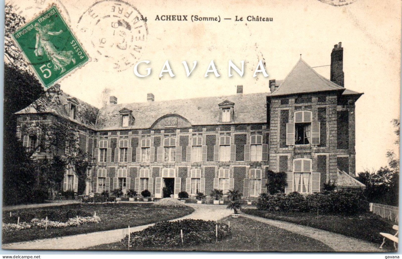 80  ACHEUX - Le Chateau  - Acheux En Amienois