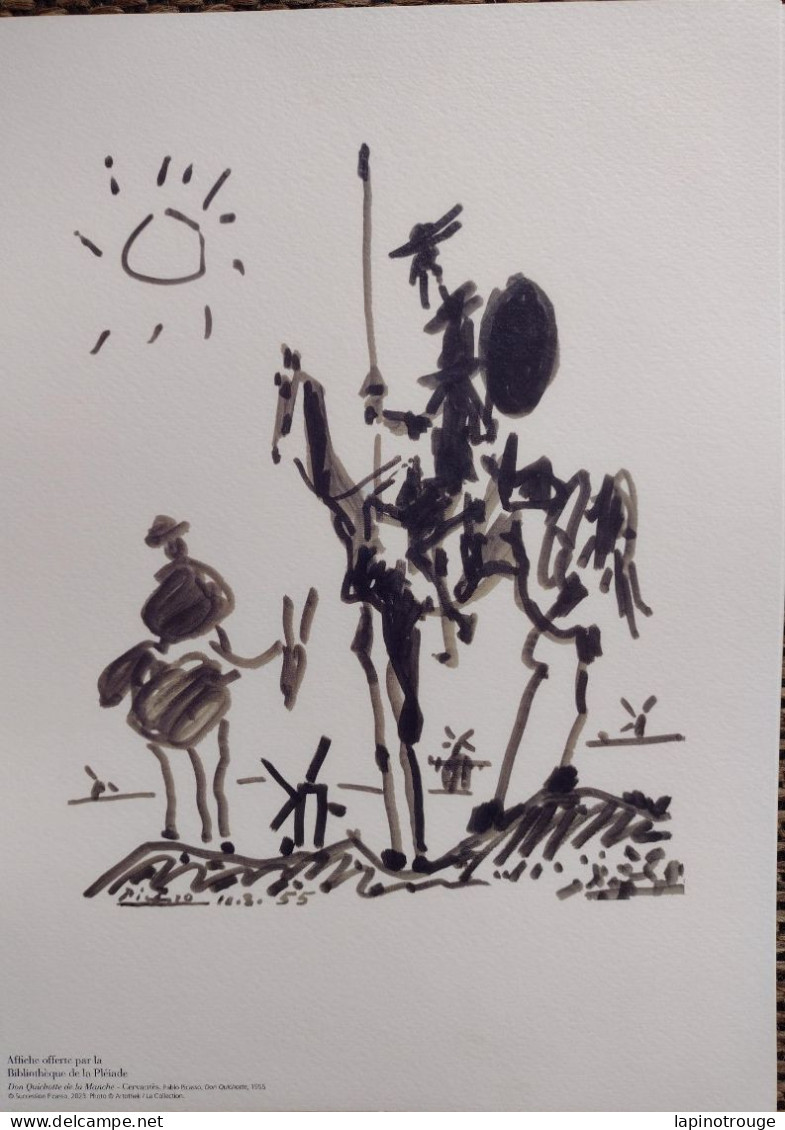 Ex-libris CERVANTES Don Quichotte La Pleiade 2023 - Ilustradores G - I