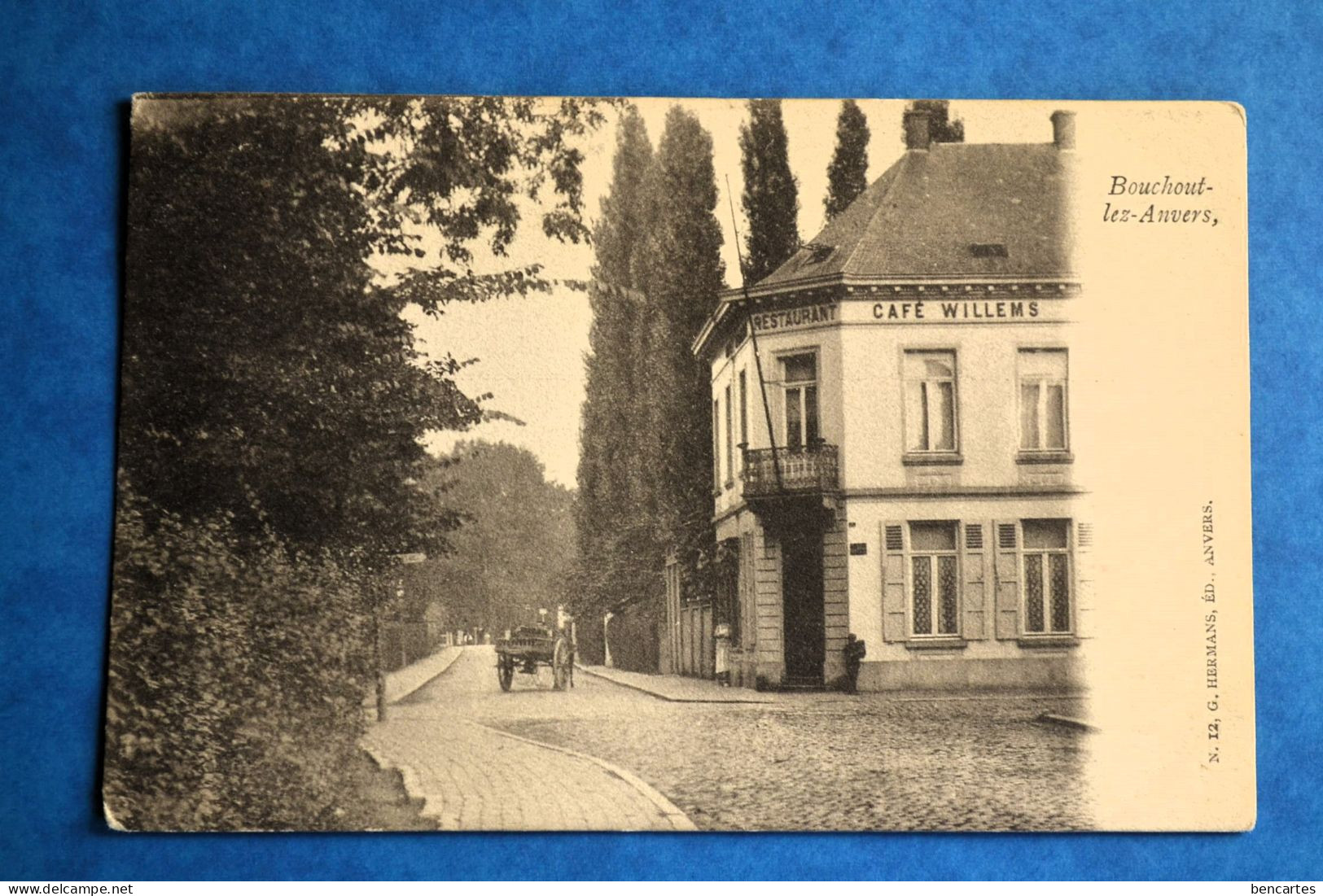 Bouchout-lez-Anvers 1903 Animée Avec Attelage - Boechout