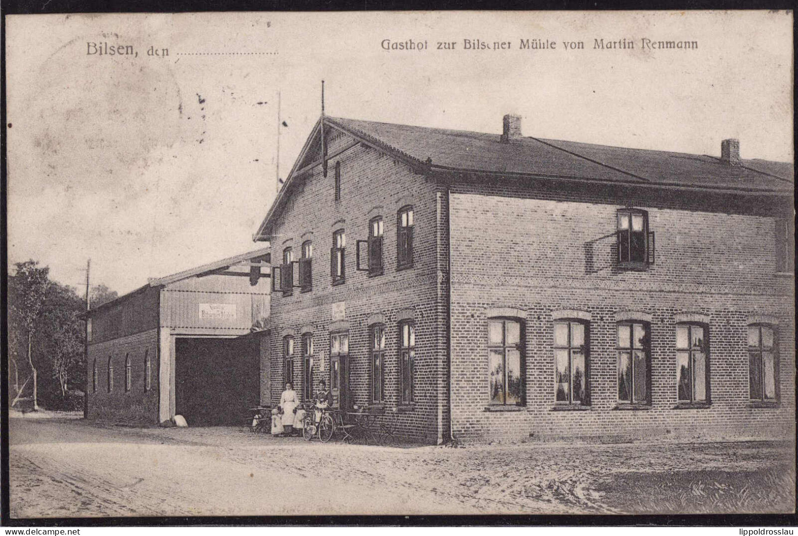 W-2081 Bilsen Gasthaus Zur Bilsener Mühle 1908 - Ahrensburg