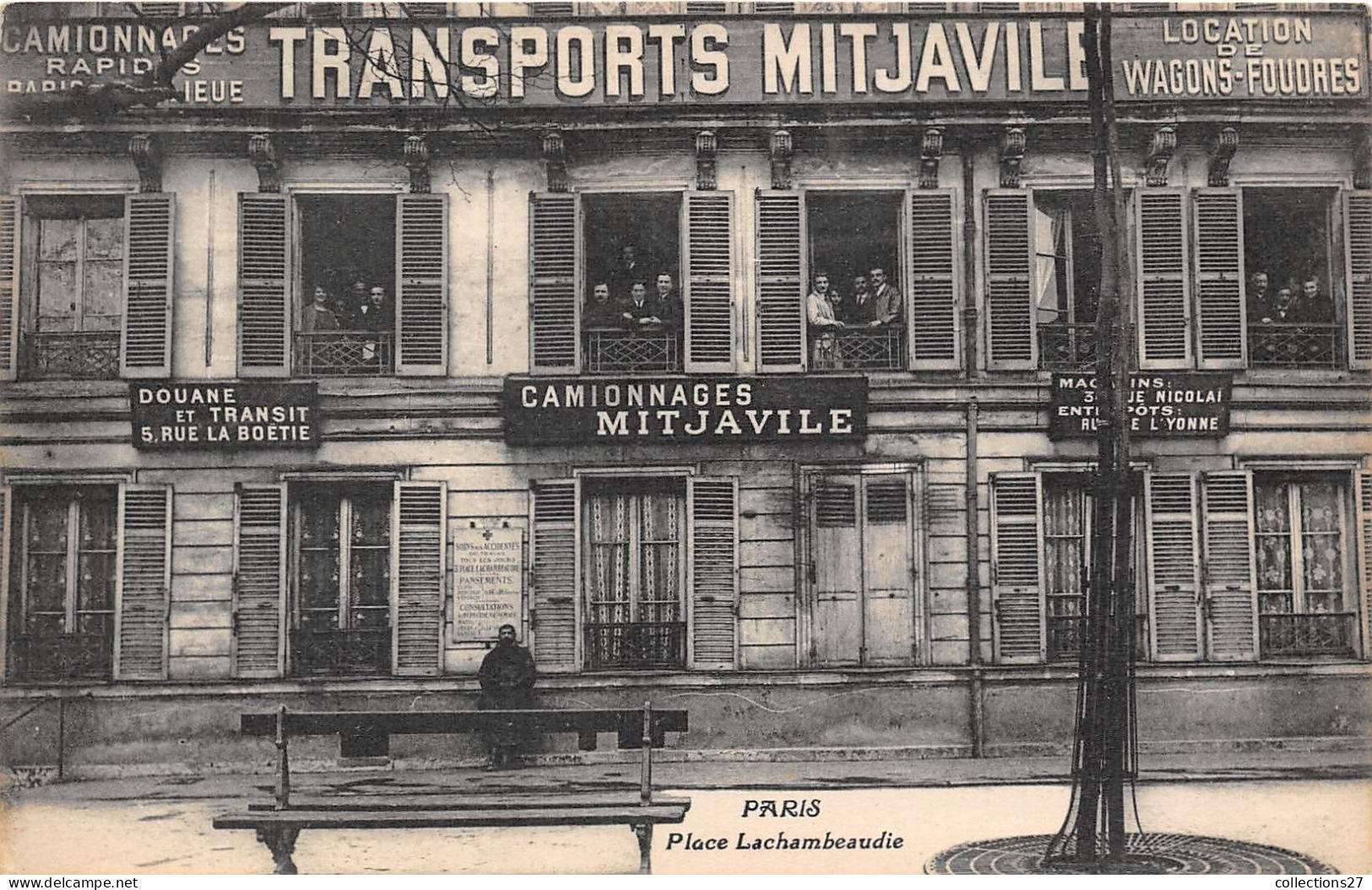 PARIS-75012- PLACE LACHAMBEAUDIE- TRANSPORTS MITJAVILE - Arrondissement: 12