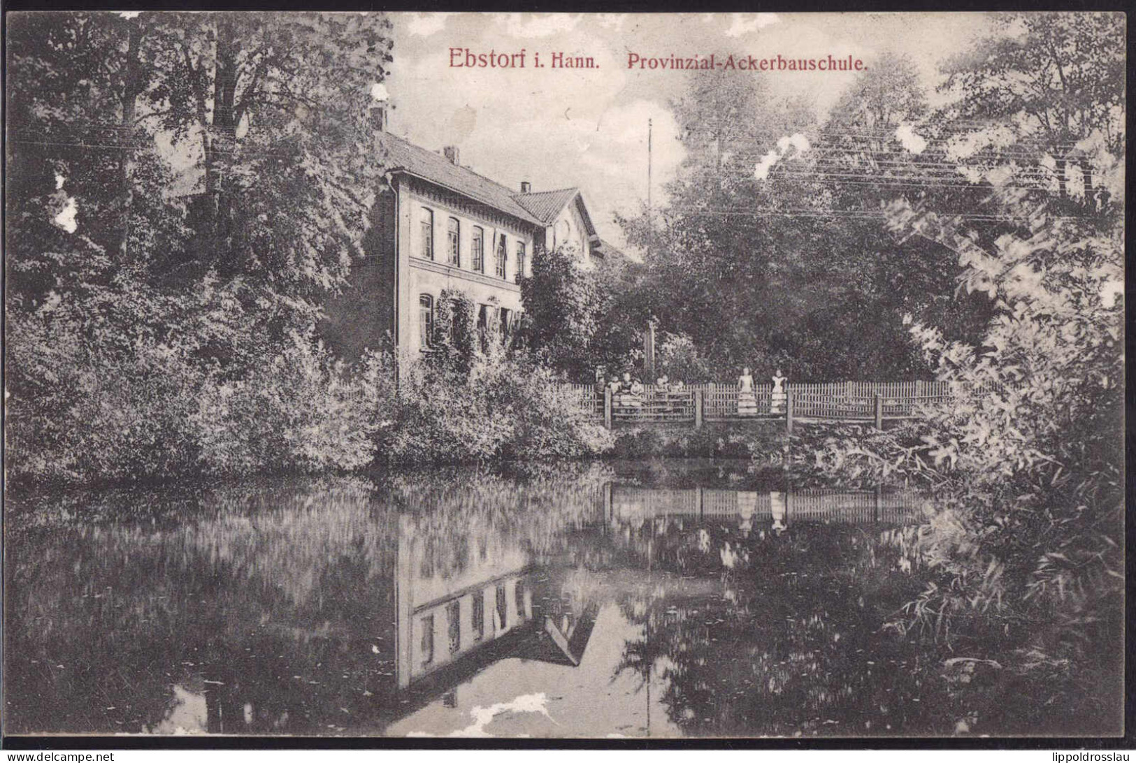 Gest. W-3112 Ebstorf Ackerbauschule 1908 - Uelzen