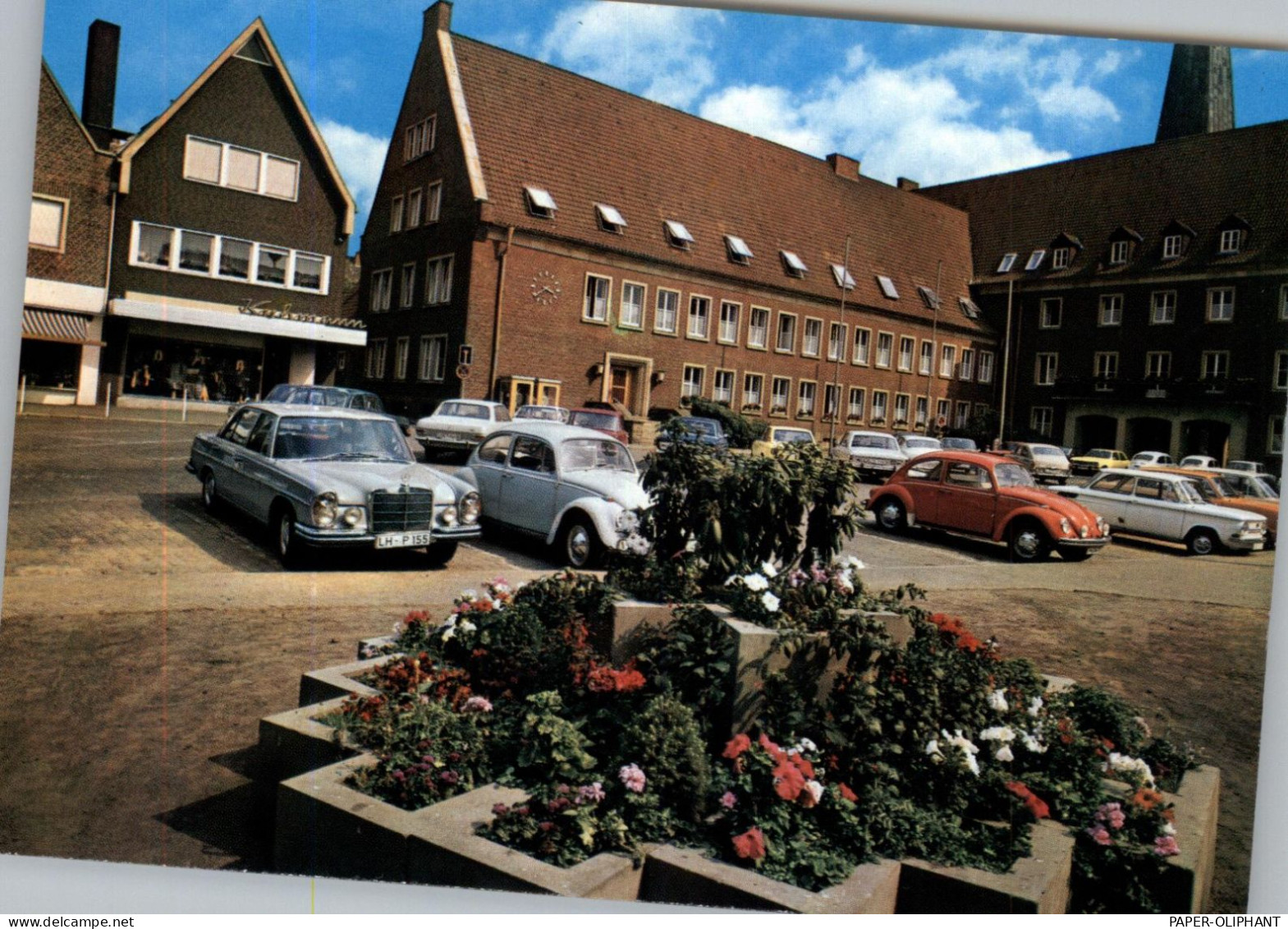 4408 DÜLMEN, Markt Und Rathaus, MERCEDES - BENZ, VW-Käfer - Dülmen