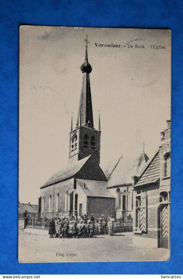 Vorsselaer 1920: De Kerk - L'église Animée - Vorselaar