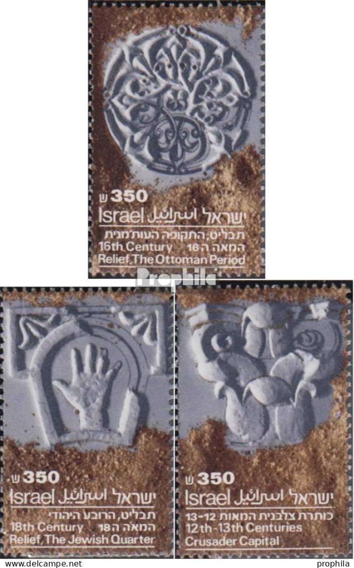 Israel 1001-1003 Postfrisch 1985 Briefmarkenausstellung - Unused Stamps (without Tabs)