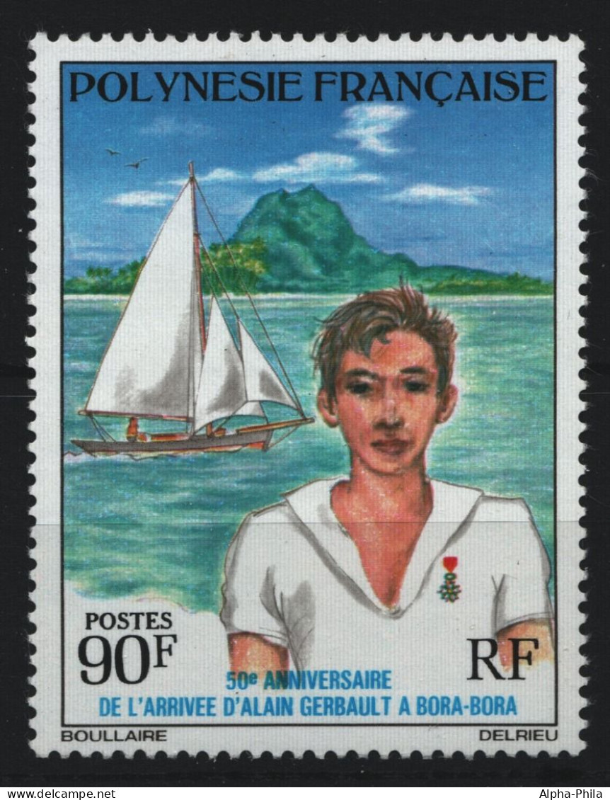 Franz. Polynesien 1976 - Mi-Nr. 216 ** - MNH - Alain Gerbault - Neufs