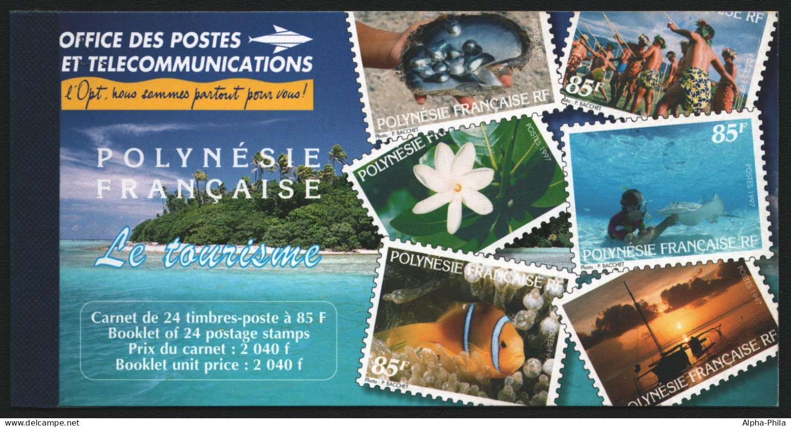 Franz. Polynesien 1997 - Mi-Nr. 733-734 ** - MNH - Heftchen - Tourismus (I) - Libretti