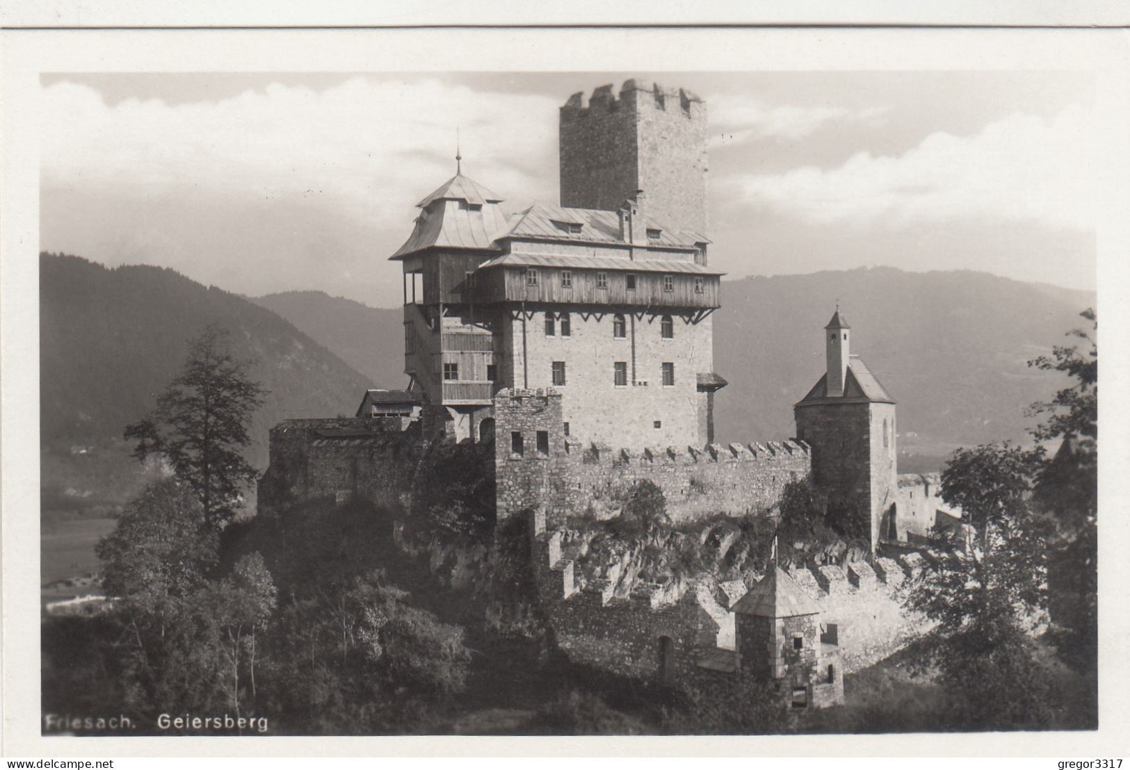 D6604)  FRIESACH In Kärnten - GEIERSBERG - FOTO AK S/W ALT 1930 - Friesach