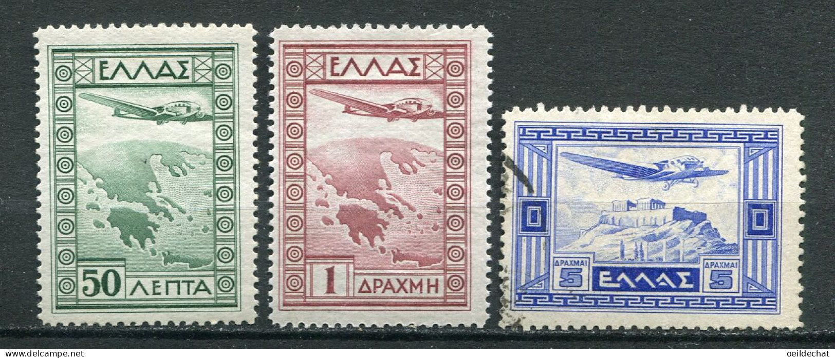 25731 Grèce PA15/6*,19° Carte, Mer D'Icaris, L'Acropole 1933 TB - Neufs