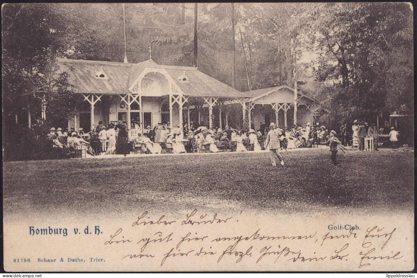 Gest. W-6380 Bad Homburg Golf-Club House 1905 - Bad Homburg