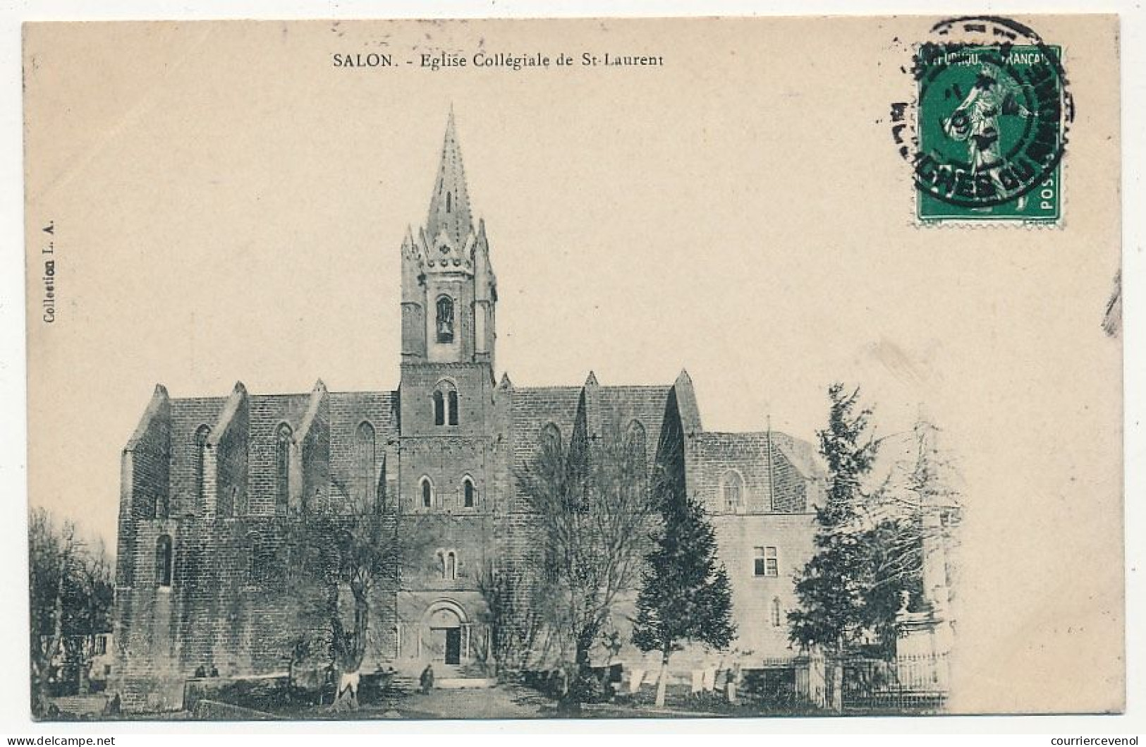 CPA - SALON (B Du R) - Eglise Collégiale De St-Laurent - Salon De Provence