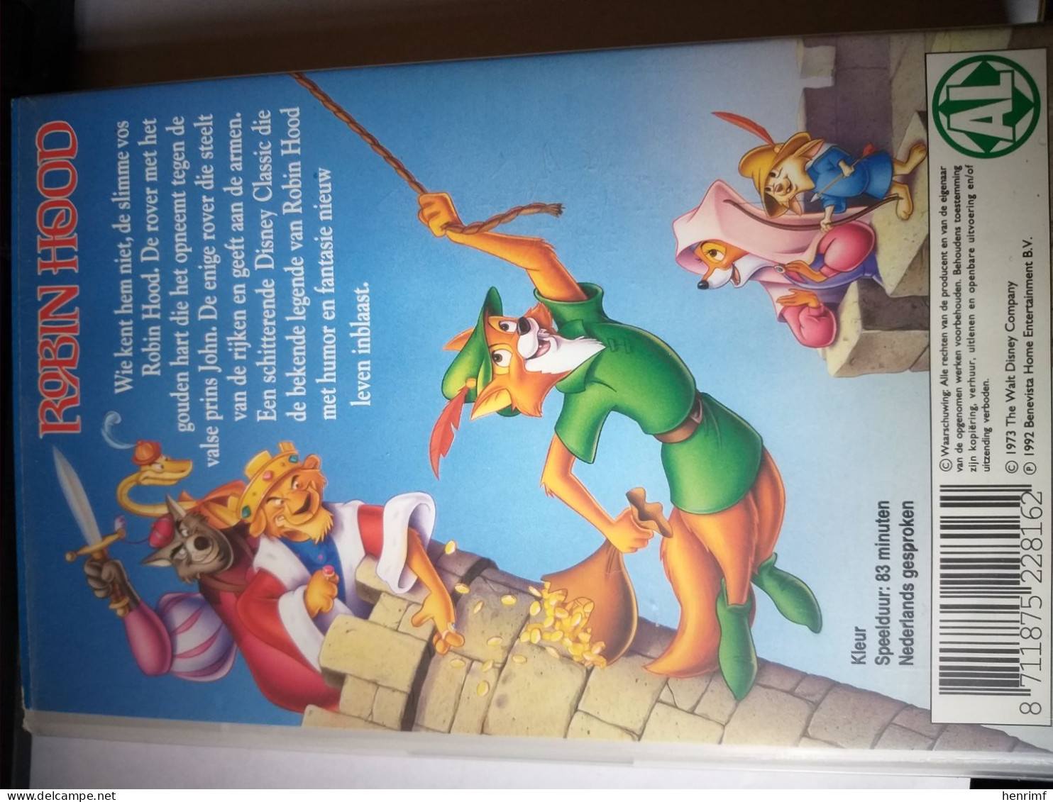 DISNEY CLASSICS  ROBIN HOOD - Dessins Animés