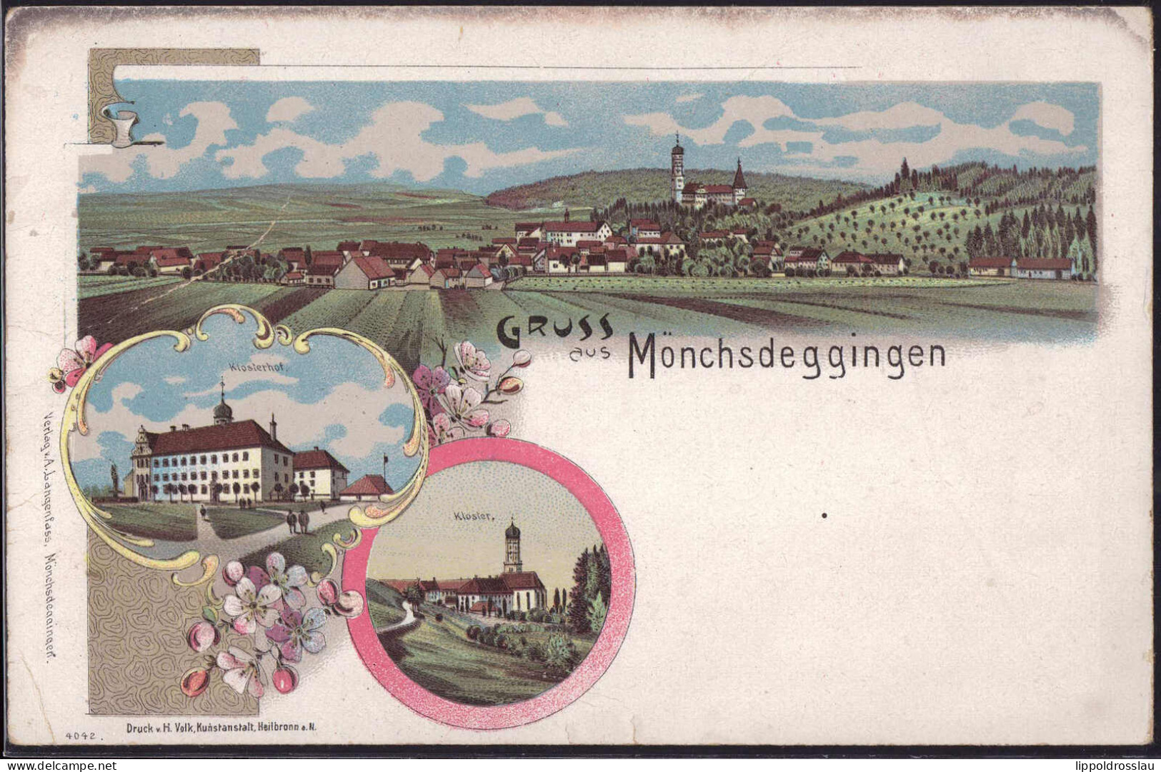 * W-8866 Mönchsdeggingen Kloster EK 1,2 Cm - Noerdlingen