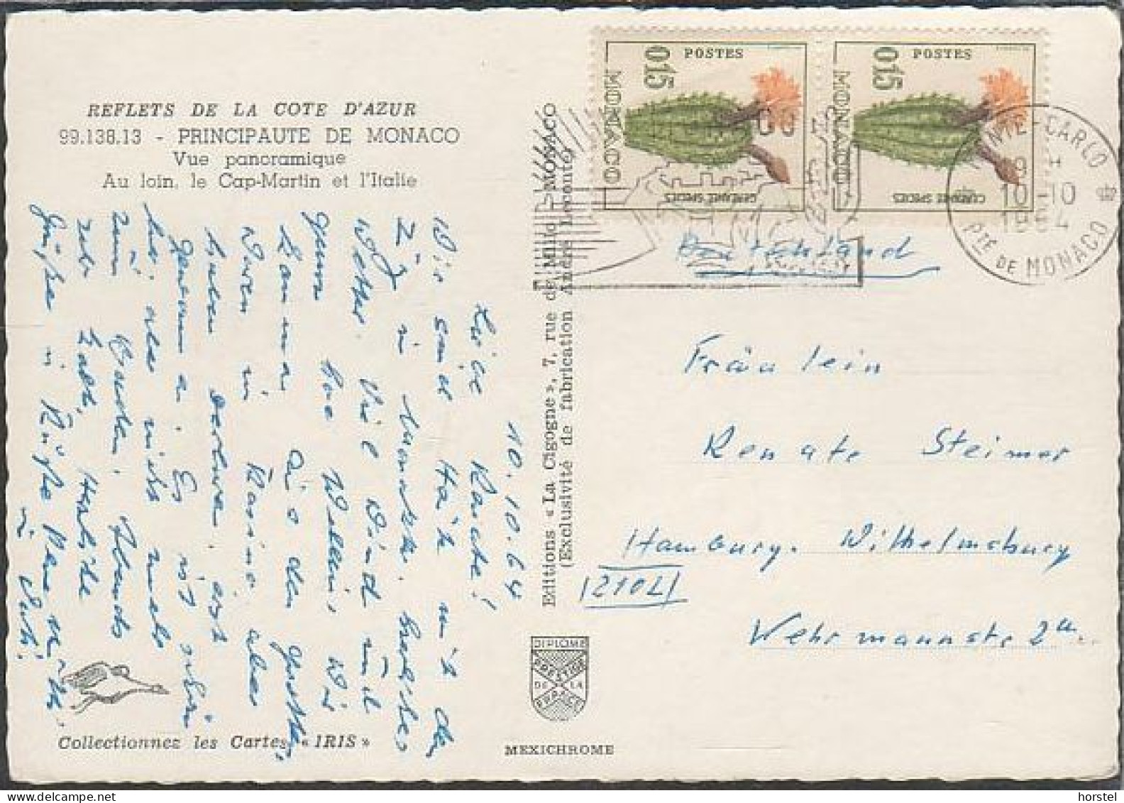 Monaco - Principaute De Monaco - Harbor - Railway - 2x Nice Stamps 1964 - Harbor