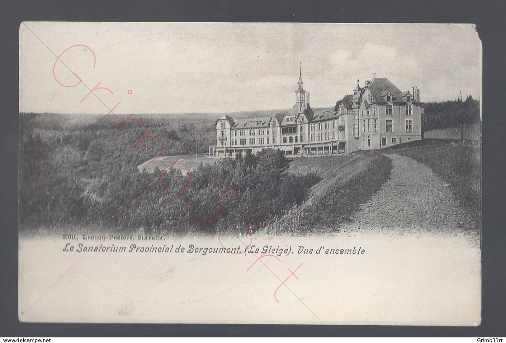 La Gleige - Le Sanatorium Provincial De Borgoumont - Vue D'ensemble - Postkaart - Stoumont