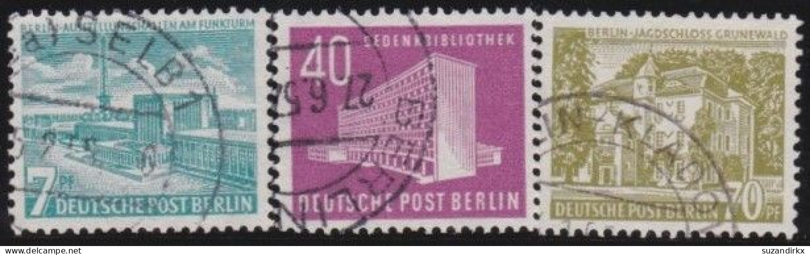 Berlin   -     Michel   -  121/123       -     O     -   Gestempelt - Used Stamps