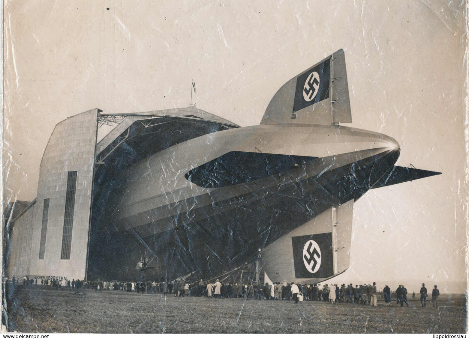 Pressefoto LZ Hindenburg Nach 48 Stunden Von Lakhurst In Frankfurt Gelandet 1936 - Other & Unclassified