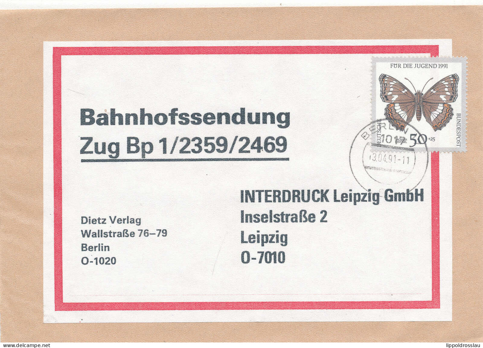 Bahnhofssendung Leipzig 1991 - Sonstige & Ohne Zuordnung