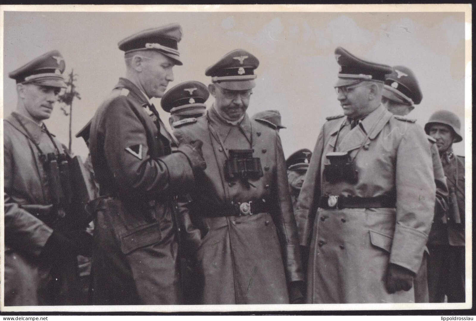 SS-Panzer-Grenadier-Regiment "Der Führer" RF-SS Besucht Regiment Mit Otto Wächter Und Friedrich Freitag Neuhammer 1943 O - Unclassified