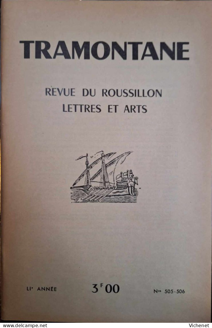 Tramontane - 505/506 - Revue Du Roussillon - Lettres Et Arts - Languedoc-Roussillon