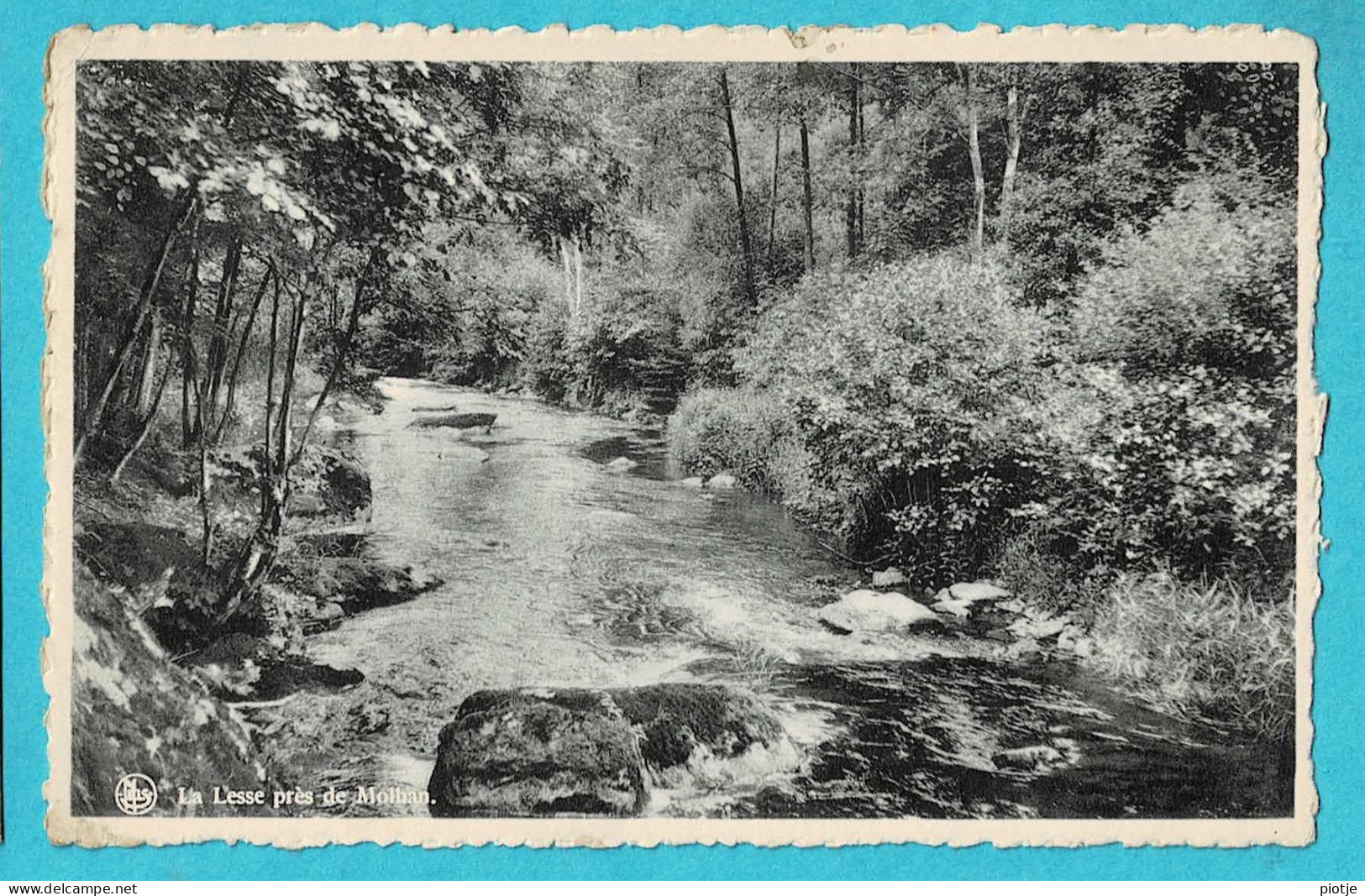 * Molhan - Libin (Luxembourg - La Wallonie) * (Nels Photo G.M. - Hotel De La Barrière, Transinne) La Lesse, Canal - Libin