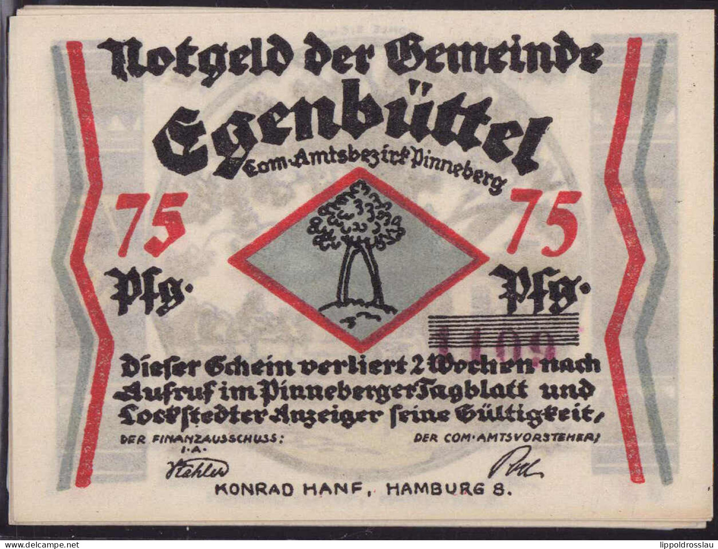 Egenbüttel, Serie Von 6 Stck. Notgeld - Autres & Non Classés