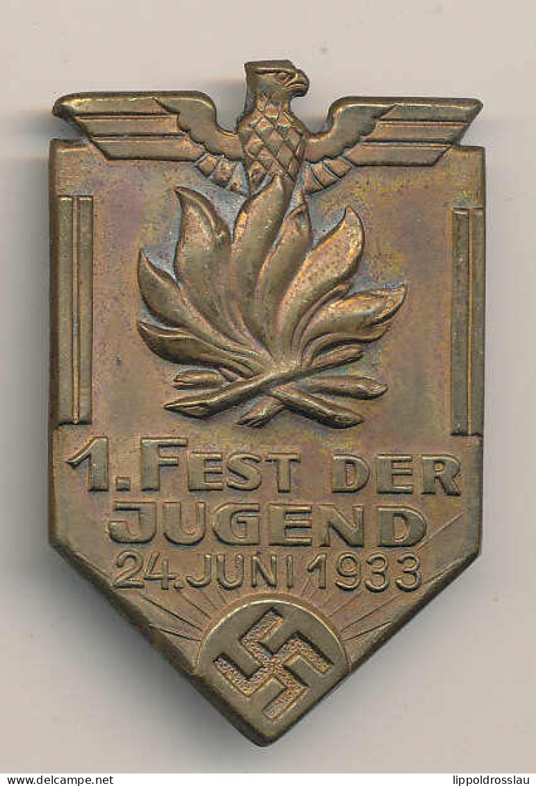 Anstecknadel 1. Fest Der Jugend 1933 - Other & Unclassified