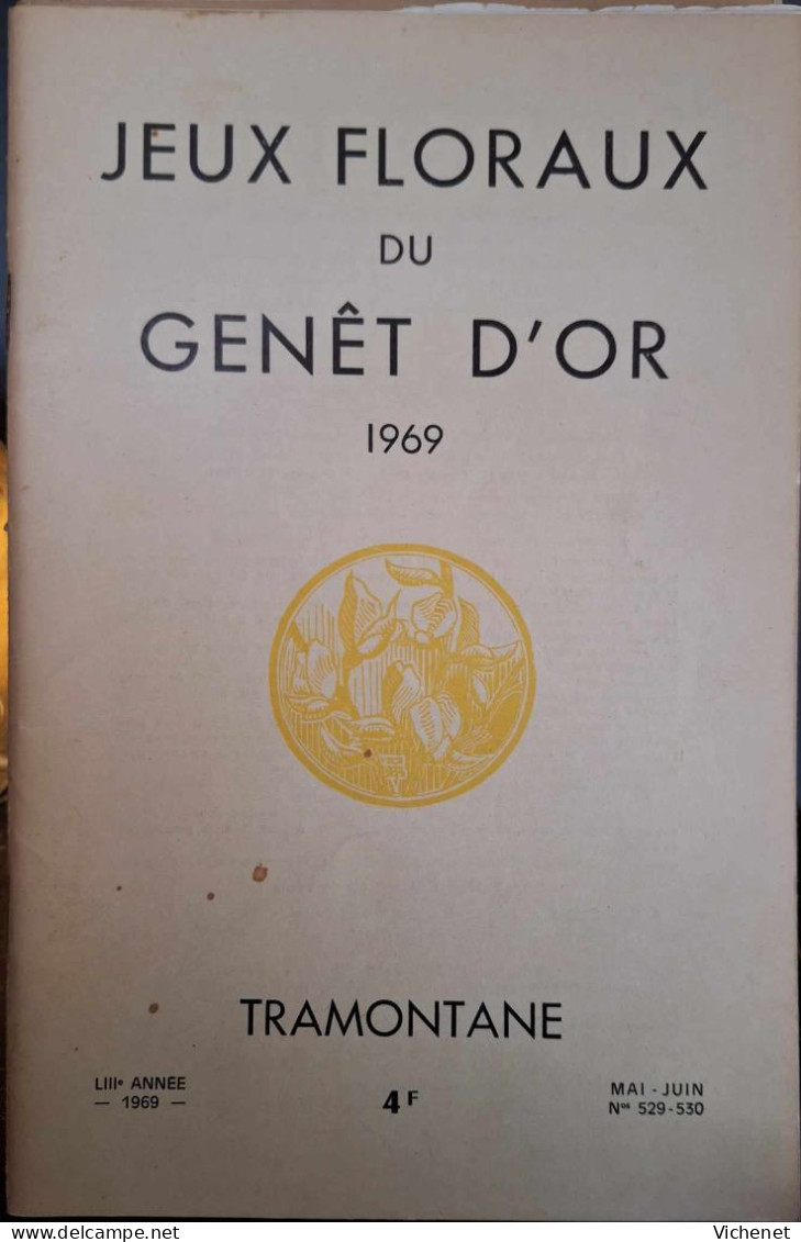 Tramontane - 529/530 - Jeux Floraux Du Genêt D'or 1969 - Languedoc-Roussillon