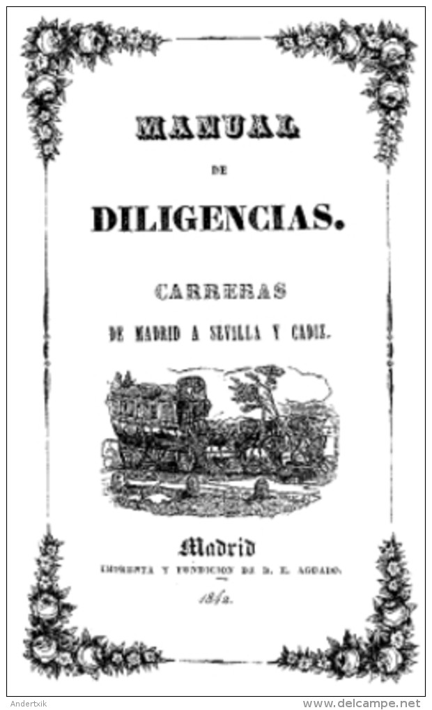 EBook: "Manual De Diligencias Madrid-Sevilla-Cádiz" - Other & Unclassified