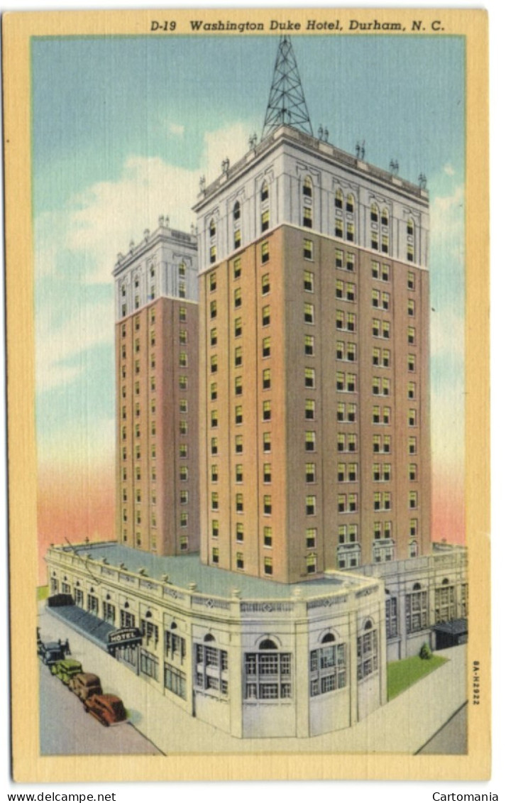 Washington Duke Hotel - Durham - N.C. - Durham