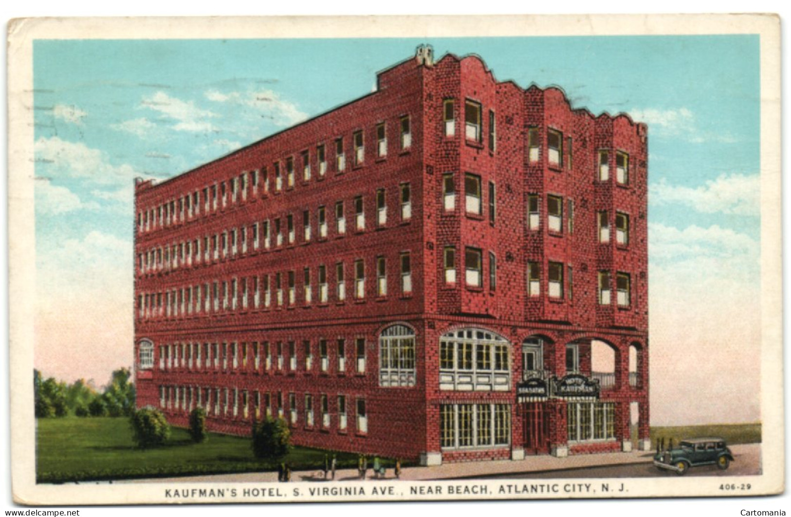 Kaufman's Hotel - S. Virginia Ave. Near Beach - Atlantic City N.J. - Atlantic City