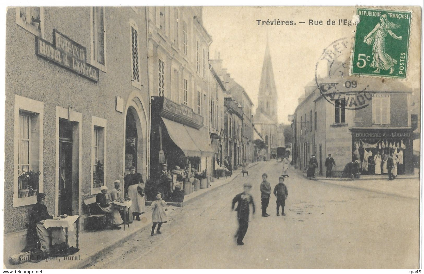 14    TREVIERES   RUE   DE  L' EGLISE - Sonstige & Ohne Zuordnung