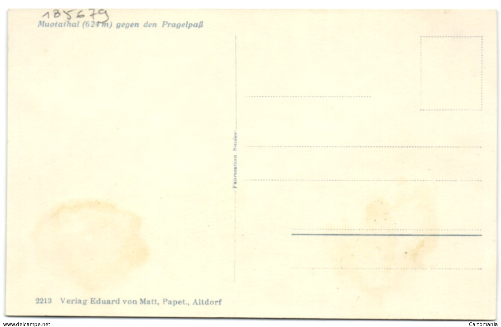 Muotathal Gegen Den Pragelpass - Muotathal