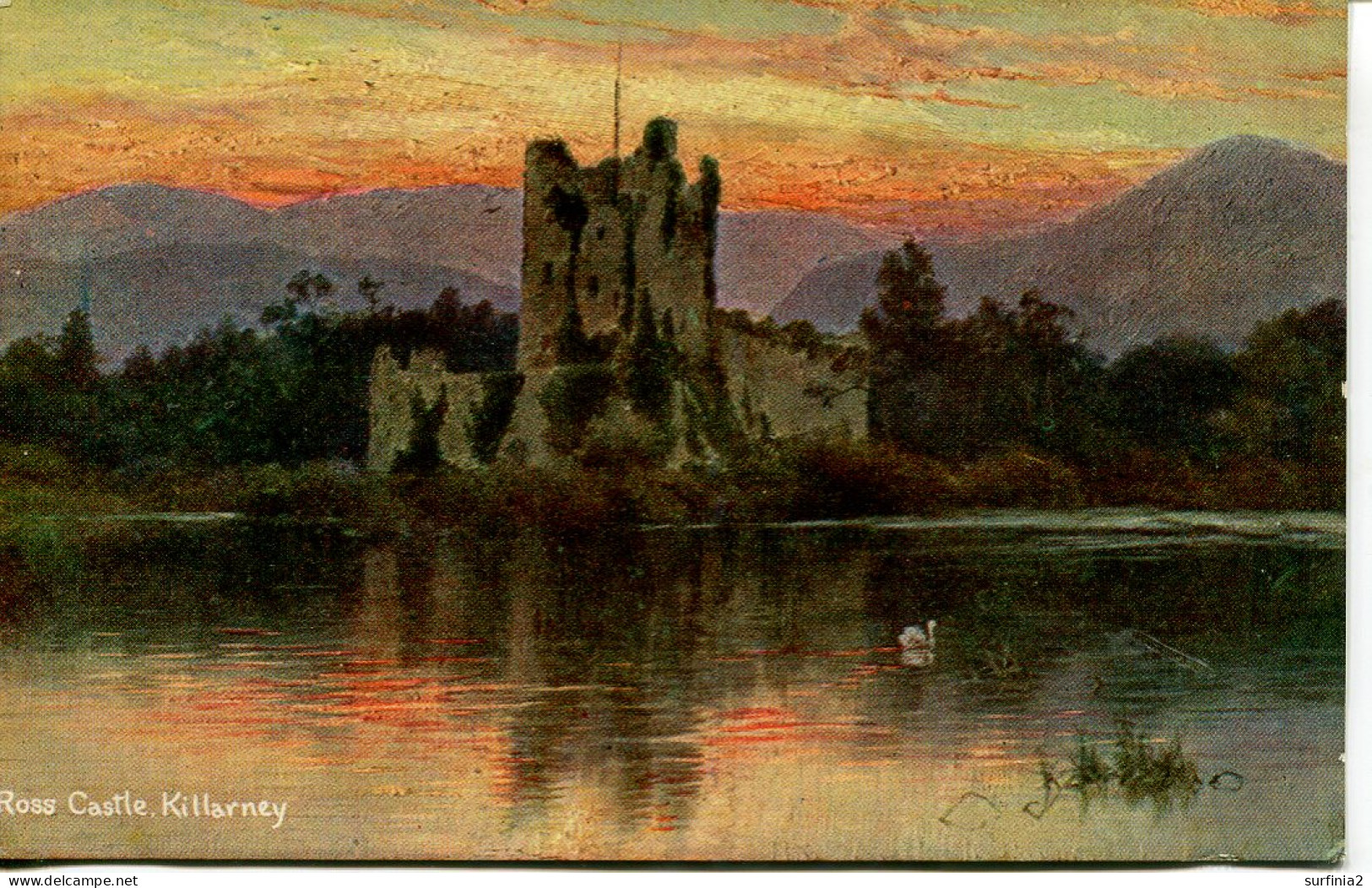 MISCELLANEOUS ART - HILDESHEIMER  5422 - ROSS CASTLE, KILLARNEY Art518 - Kerry