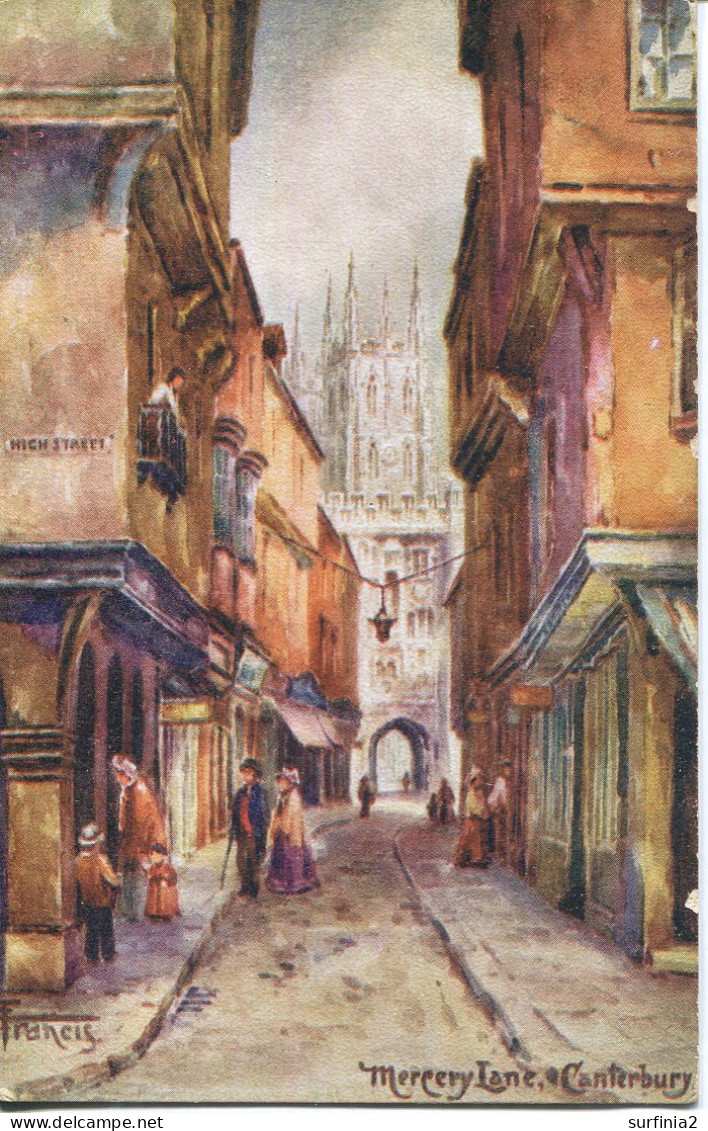 MISCELLANEOUS ART -  MERCERY LANE, CANTERBURY By FRANCIS Art576 - Canterbury