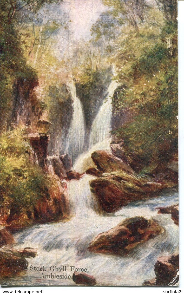 MISCELLANEOUS ART - STOCK GHYLL FORCE, AMBLESIDE  Art641 - Ambleside