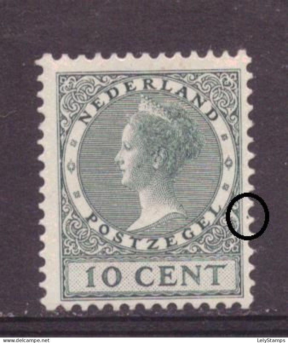 Nederland / Niederlande / Pays Bas NVPH 136 PM Plaatfout Plate Error MH * (1924) - Variétés Et Curiosités