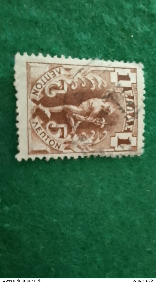 YUNANİSTAN-1900-02   1L      MERÜR   .USED - Used Stamps