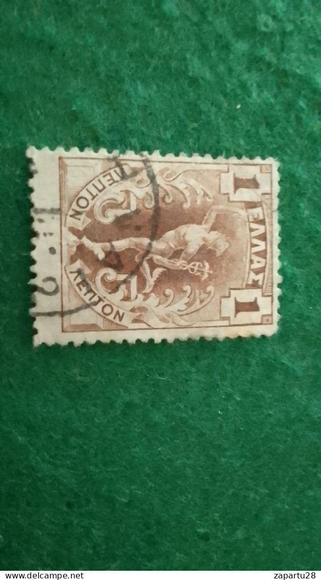 YUNANİSTAN-1900-02   1L      MERÜR   .USED - Used Stamps