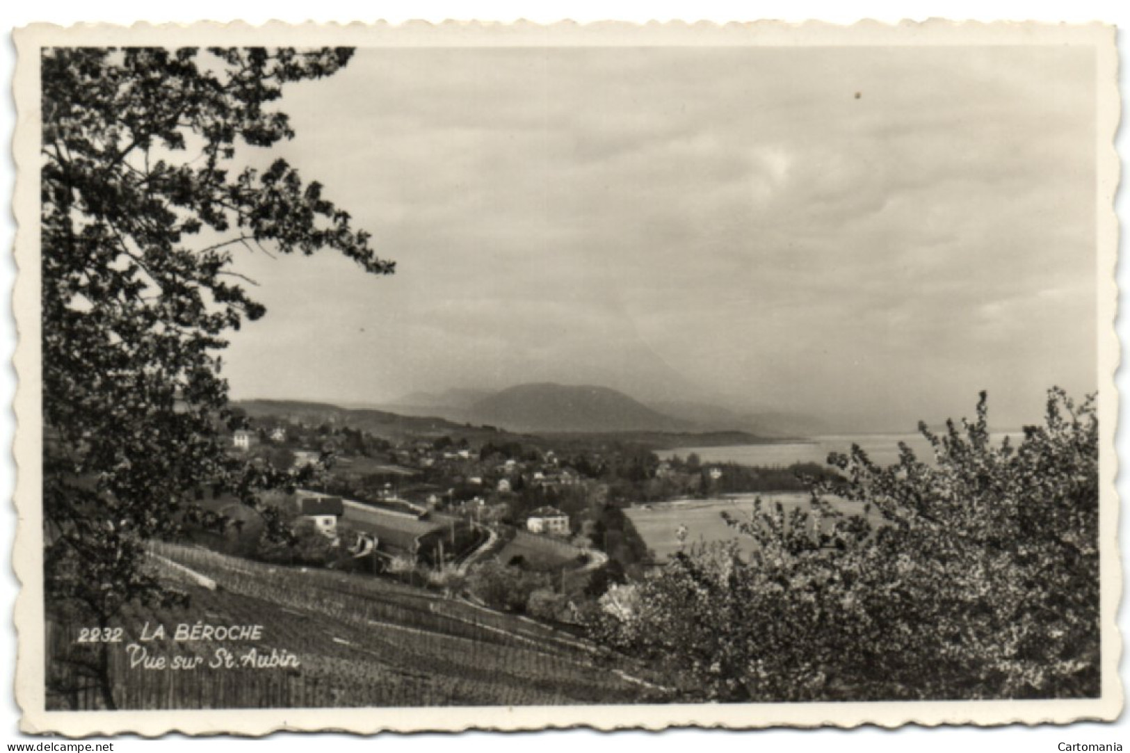 La Béroche - Vue Sur St. Aubin - Saint-Aubin/Sauges