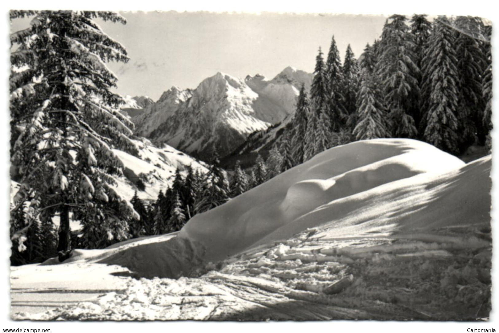 Parsenn-Klosters-Abfahrt Und Silvrettagruppe - Klosters