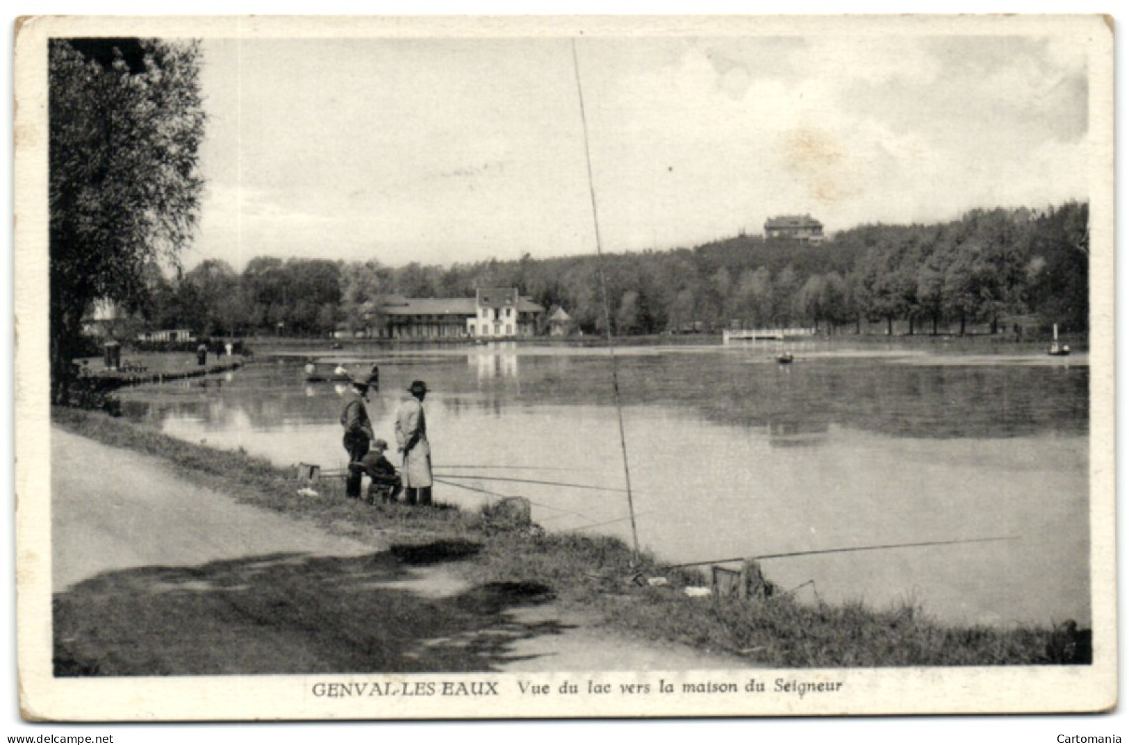 Genval-les-Eaux - Vue Du Lac Vers La Masion Du Seigneur - Rixensart