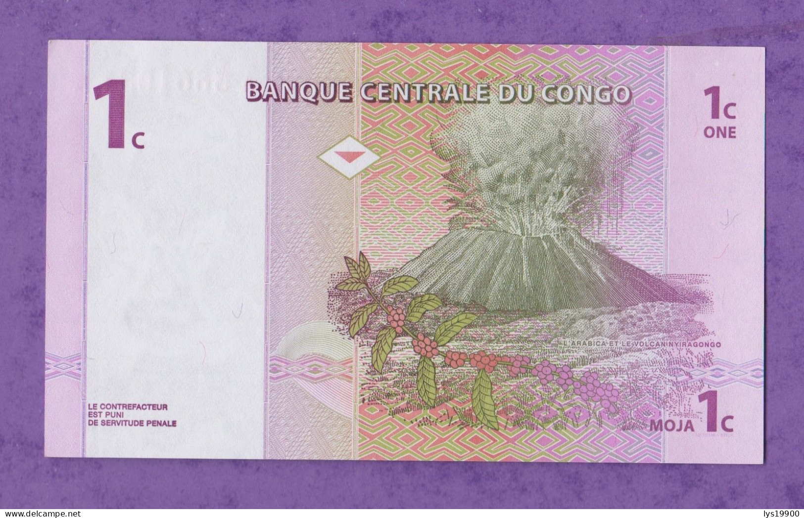 1 Centime 1997 Congo Neuf, Unc - Suriname