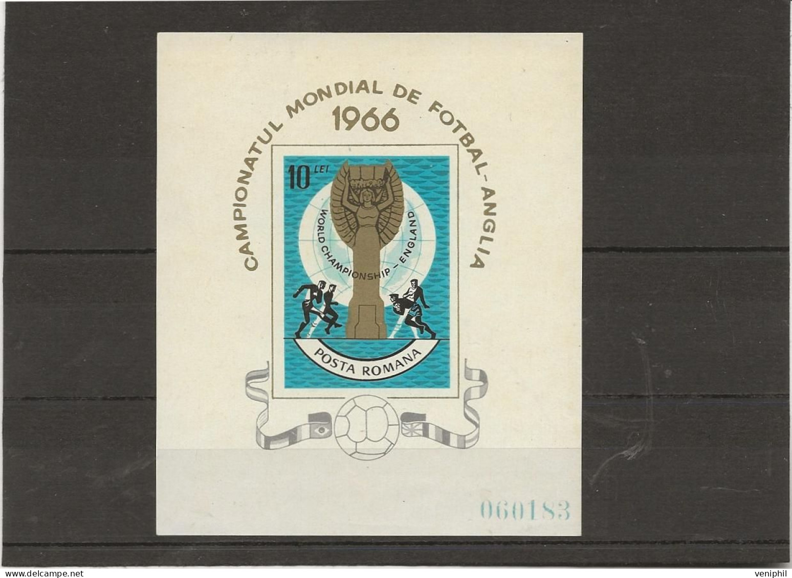 ROUMANIE - BLOC FEUILLET N° 62  - NEUF SANS CHARNIERE - ANNEE 1966 - Blocks & Sheetlets
