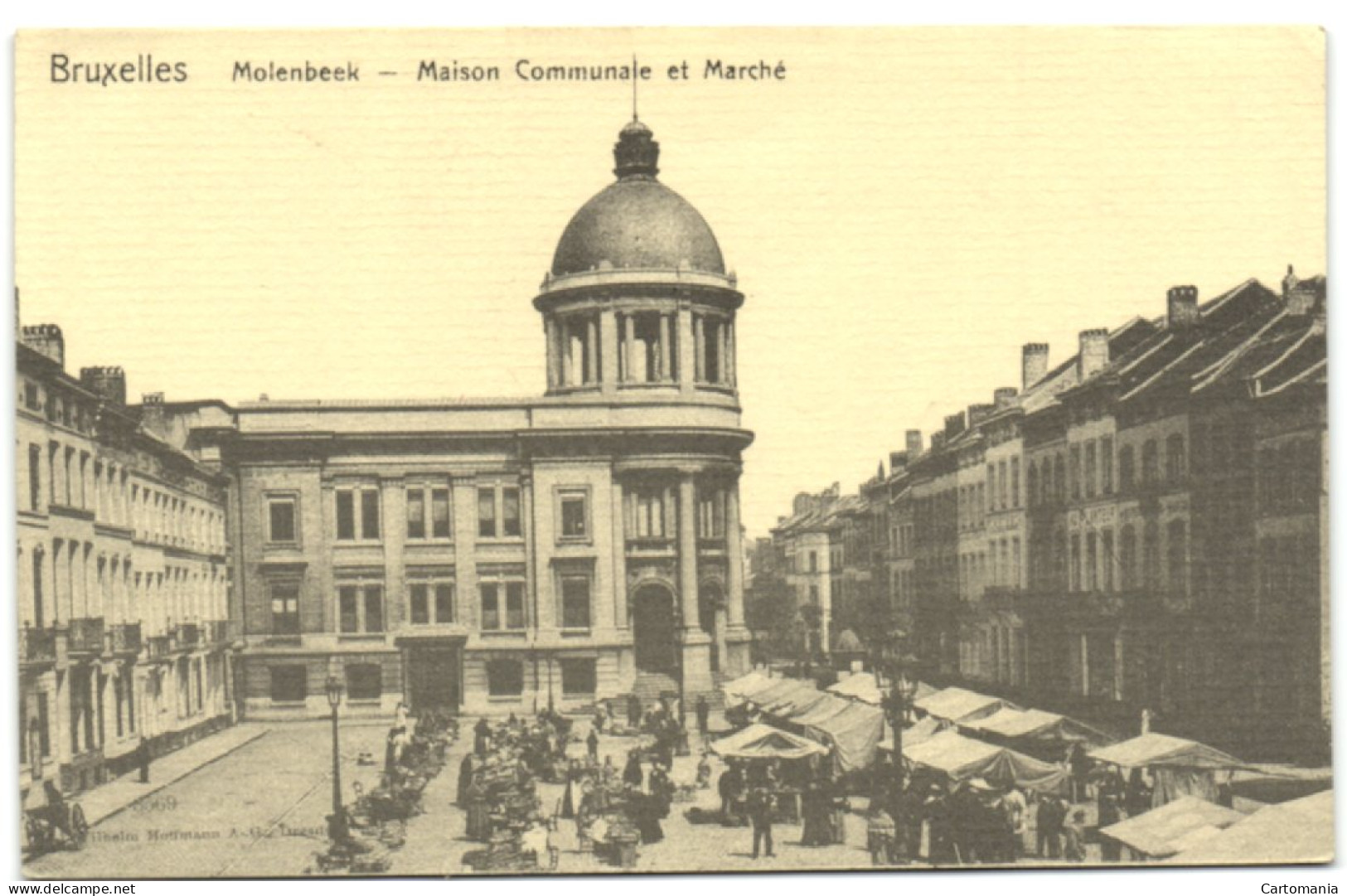 Molenbeek - Maison Communale Et Marché (Philippe Moureaux) - St-Jans-Molenbeek - Molenbeek-St-Jean