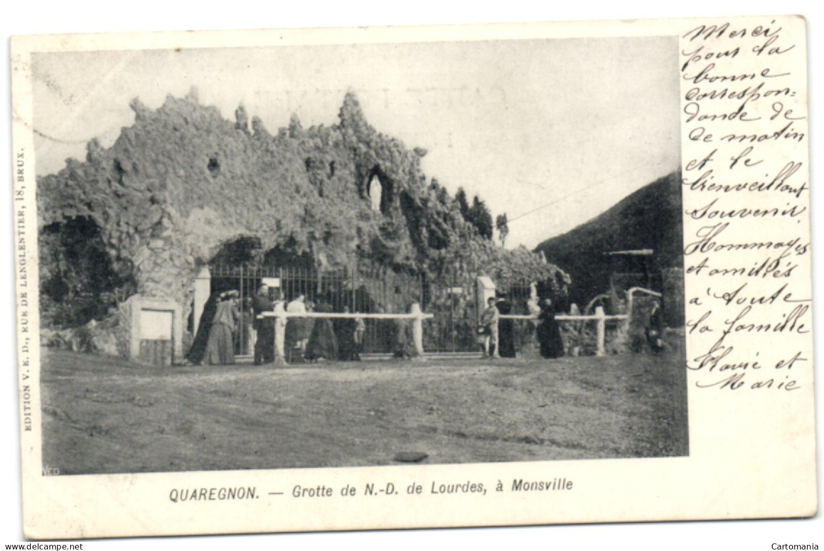 Quaregnon - Grotte De N.-D. De Lourdes à Monsville - Quaregnon
