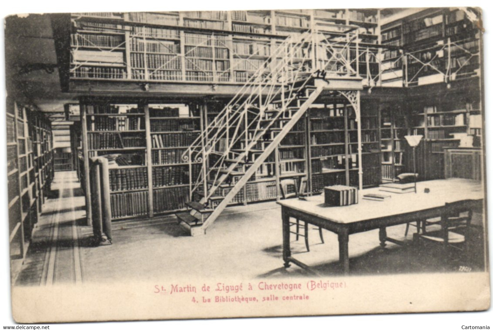 St. Martin De Ligugé à Chevetogne - La Bibliothèque Salle Centrale - Ciney