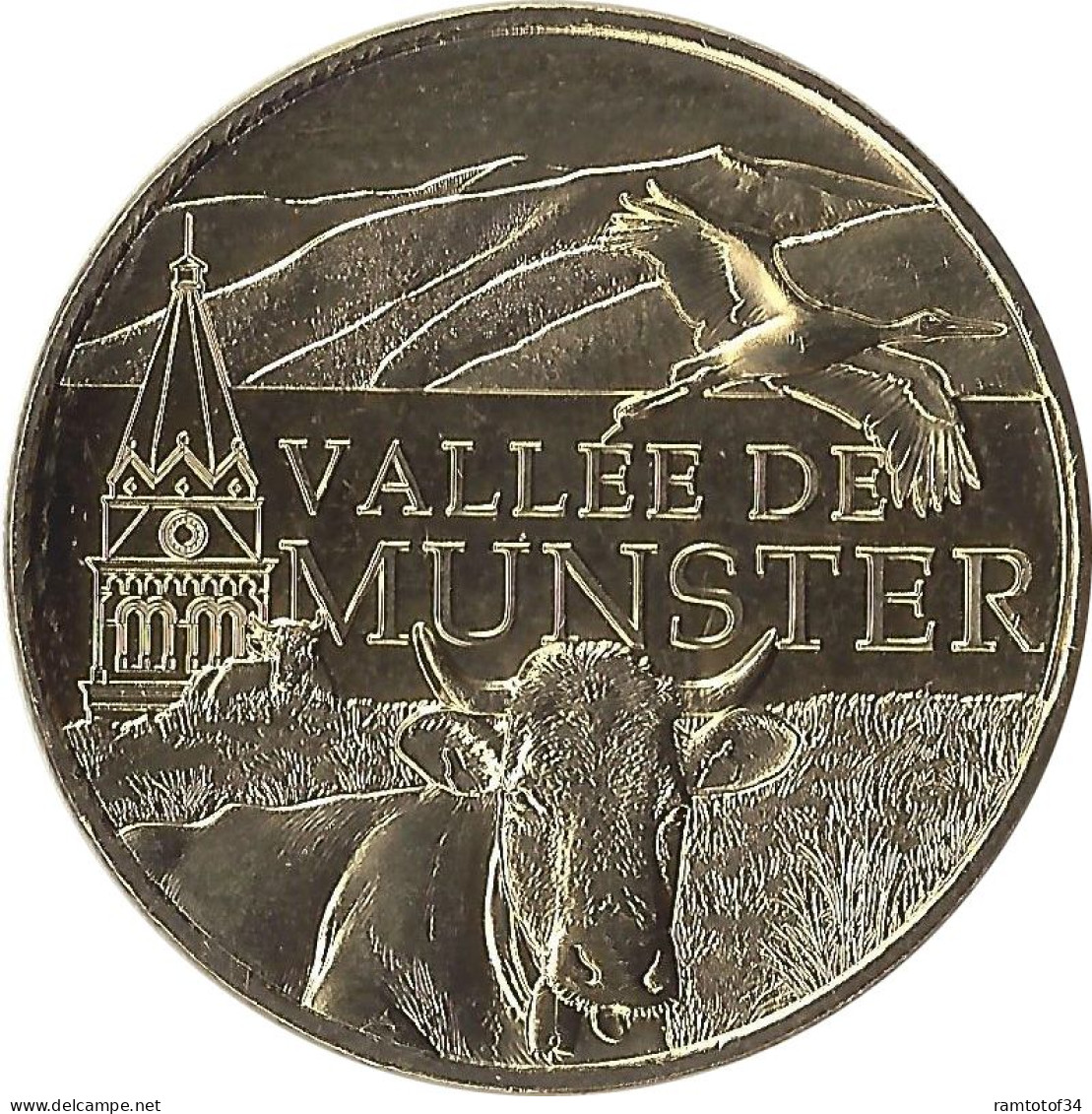 2022 MDP326 - MUNSTER - Vallée De Munster (la Vache Vosgienne) / MONNAIE DE PARIS - 2022